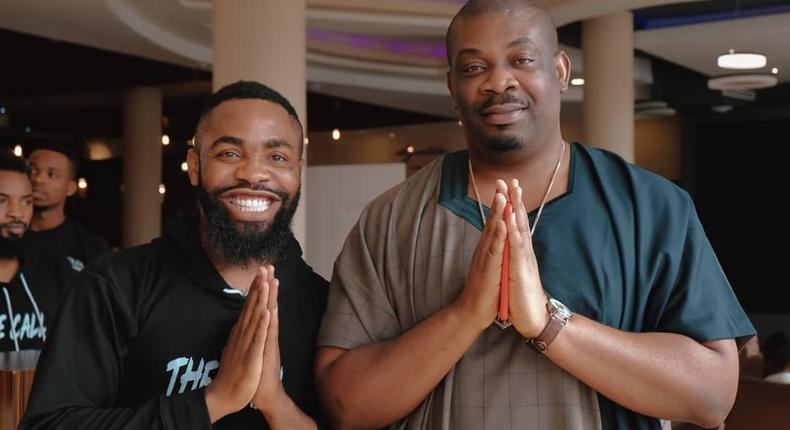 Woli Arole and Don Jazzy recently saw the movie, 'The Call' together.