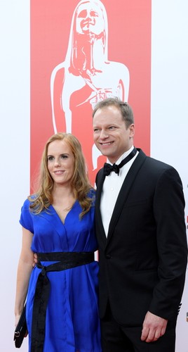 Maciej Stuhr i Katarzyna Błażejewska na gali Europejskie Nagrody Filmowe we Wrocławiu