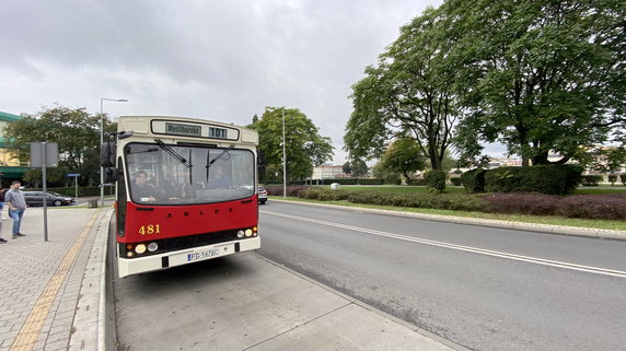 Autobus Jelcz M-11 i tramwaj typu 6ZGTW "Helmut" wożą pasażerów w Gorzowie