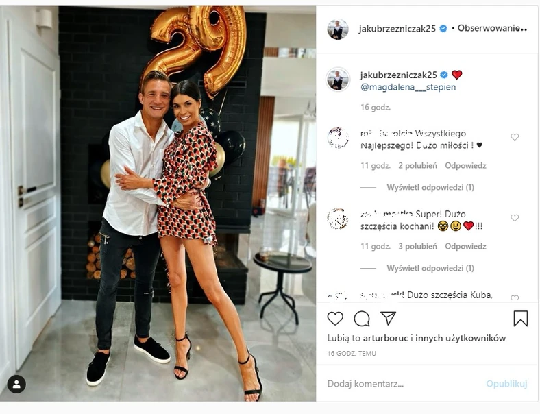 Jakub Rzezniczak Potwierdzil Zwiazek Z Magdalena Stepien Sport