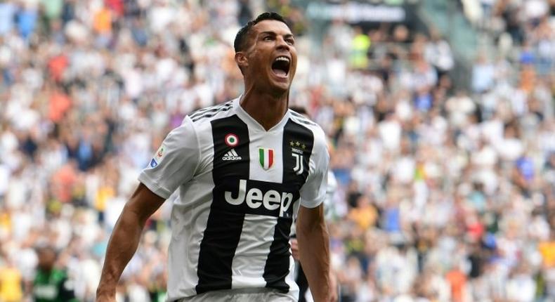 Cristiano Ronaldo scored his first goals for Juventus.