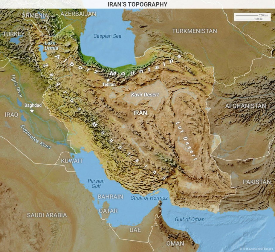 Topografia Iranu