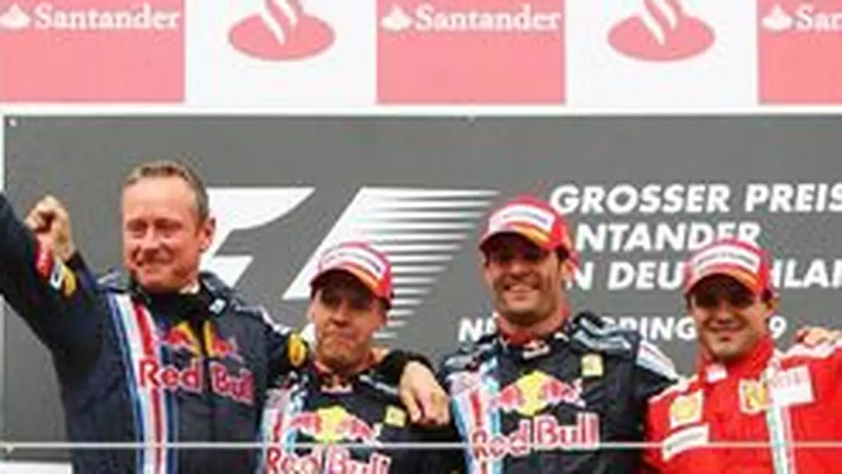 Grand Prix Niemiec 2009: podwójny Red Bull, pierwszy triumf Webbera, Kubica 14. (relacja z wyścigu, wyniki)