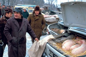 Bazar w Grójcu, stan wojenny, 1982 r.