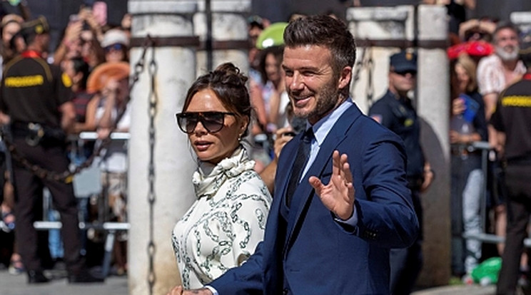 David Beckham és Victoria Beckham  házasságában is voltak hullámvölgyek/Fotó: MTI/EPA-EFE/Julio Munoz