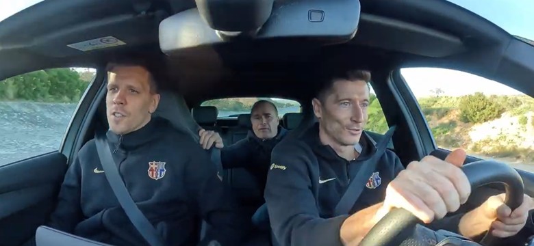Lewandowski i Szczęsny wybrali ten sam model samochodu. Przetestowali go na torze
