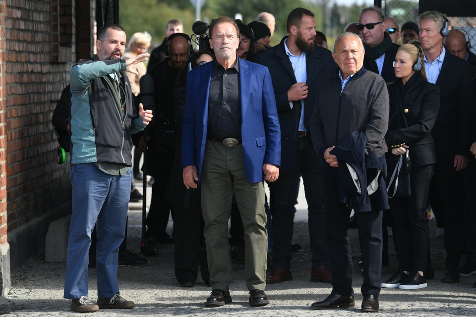 Arnold Schwarzenegger odwiedził Muzeum Auschwitz-Birkenau