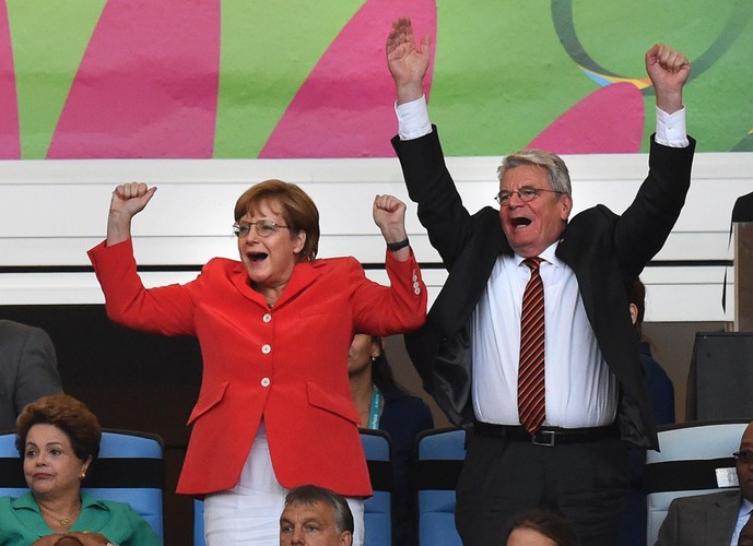 Kanclerz Angela Merkel i prezydent Joachim Gauck