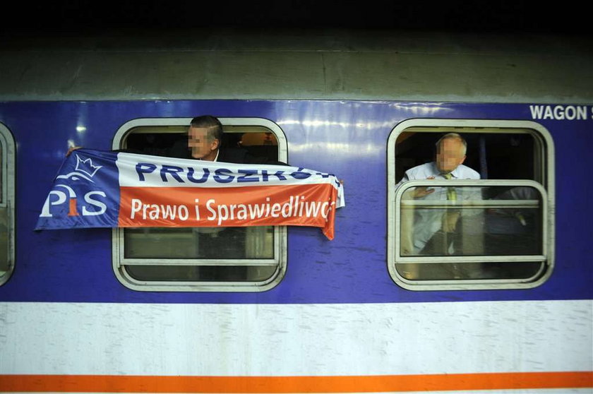 Pociąg pisowski się zepsuł