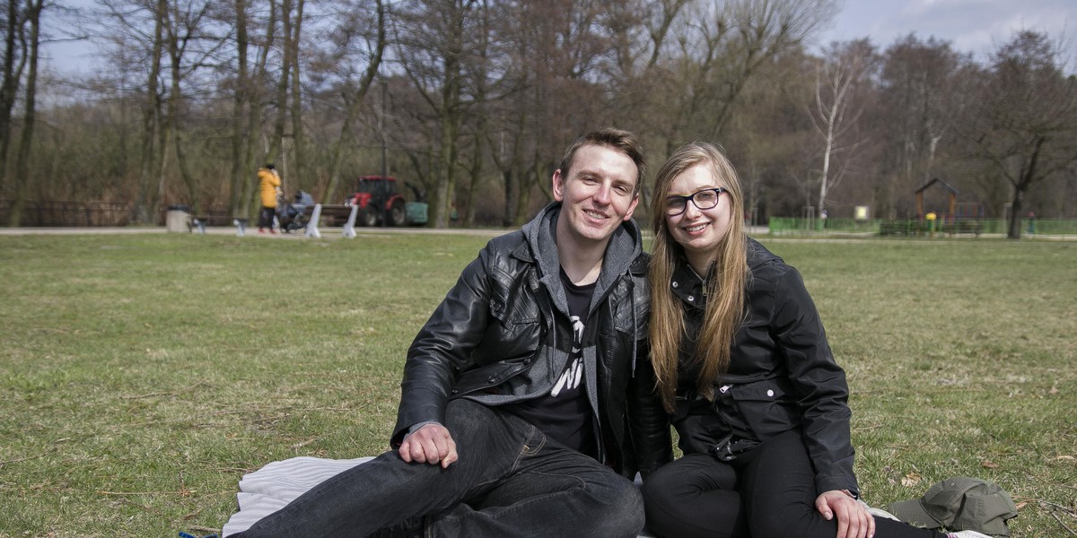 Aleksandra Płotka (20 l.) i Emil Elmendt (22 l.) 