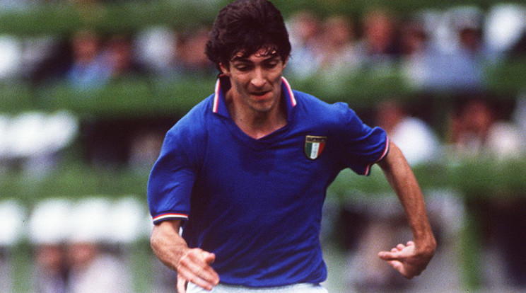 Az olasz
válogatottal
1982-ben
világbajnoki
aranyérmet
szerzett
a csatár /Fotó: AFP