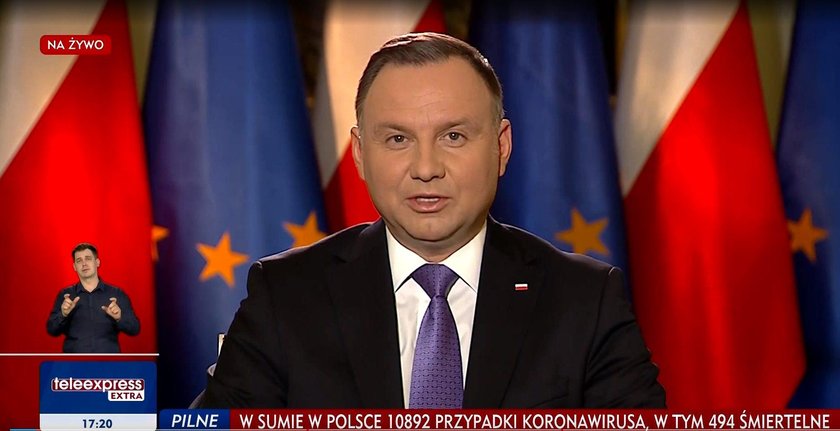 Orędzie Grodzkiego z opóźnieniem w TVP