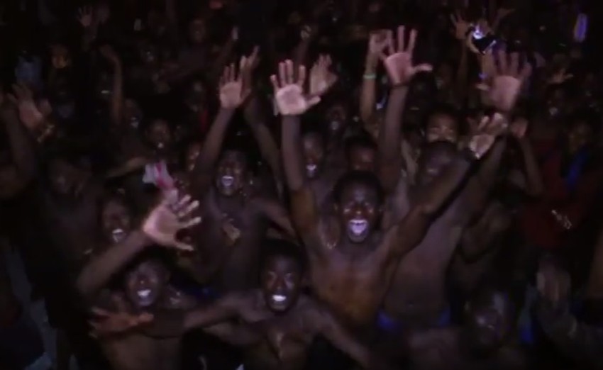 Migranti slave nakon što su ušli na teritoriju Španije