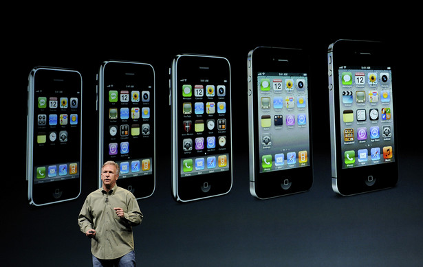 Philip Schiller, wiceprezes merketingu Apple’a podczas konferencji w San Francisco przy prezentacji nowego iPhone’a 5. 12.09.2012 (1)