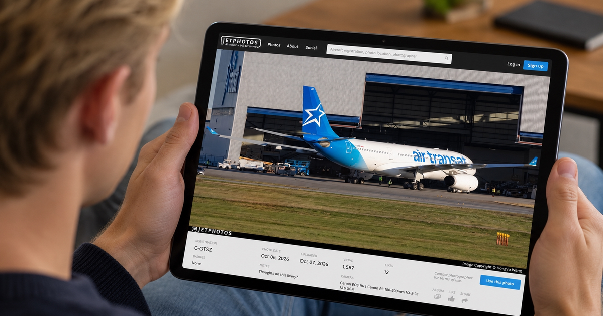 Air Transat launches new livery on former Condor Airbus A330