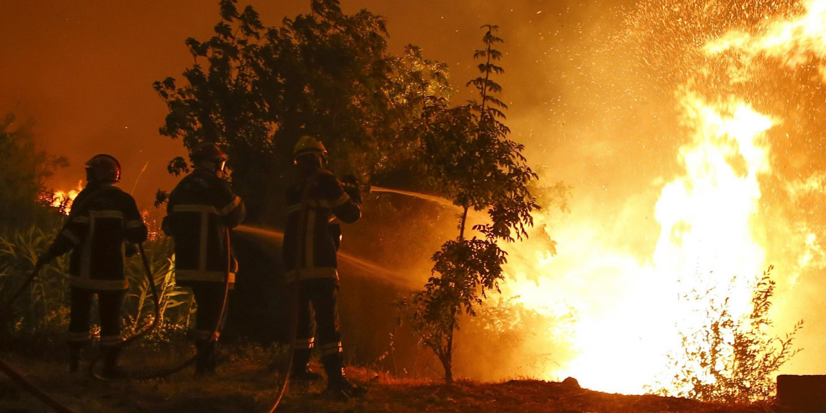 Potężne pożary pustoszą Francję i Korsykę