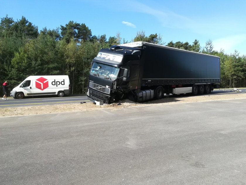 Wypadek w województwie lubuskim