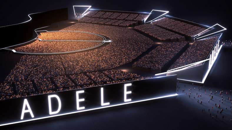 Projekt specjalnej areny, która powstanie na koncerty Adele
