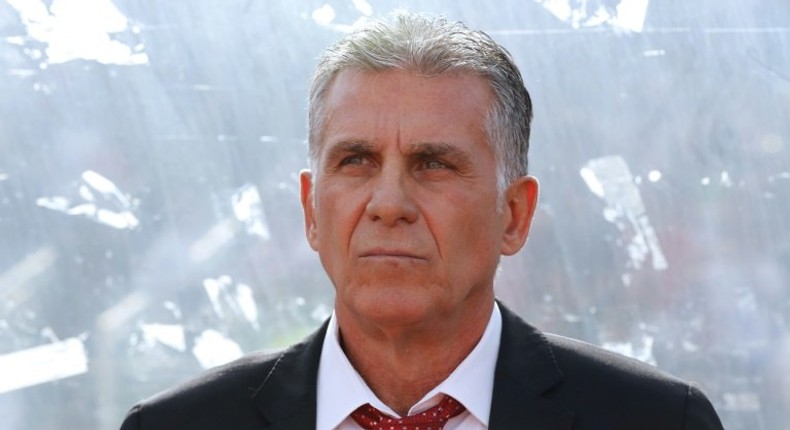 Portuguese head coach Carlos Quieroz.