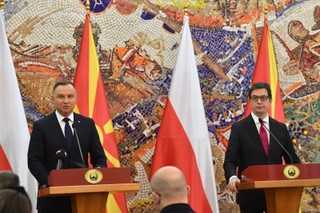 Andrzej Duda spotkał się z prezydentem Macedonii Północnej