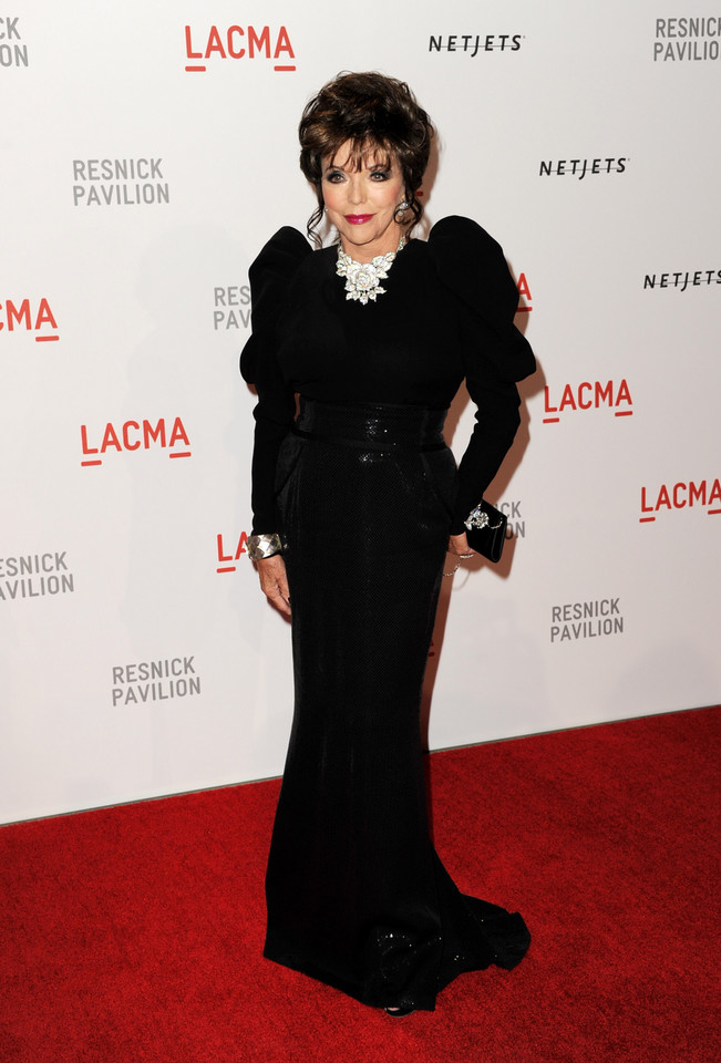 Joan Collins na gali "Unmasking" w Los Angeles