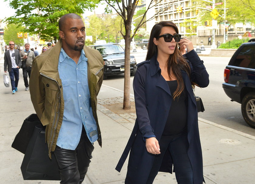 Kim Kardashian i Kanye West w Nowym Jorku
