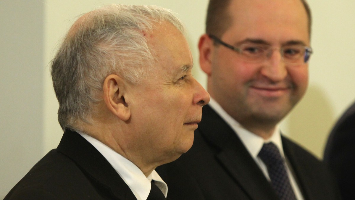 Jarosław Kaczyński i Adam Bielan