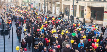 Murem za Hanką - marsz poparcia dla prezydent Zdanowskiej