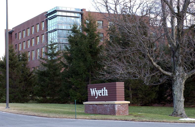 Siedziba firmy Wyeth w USA, fot. Bloomberg