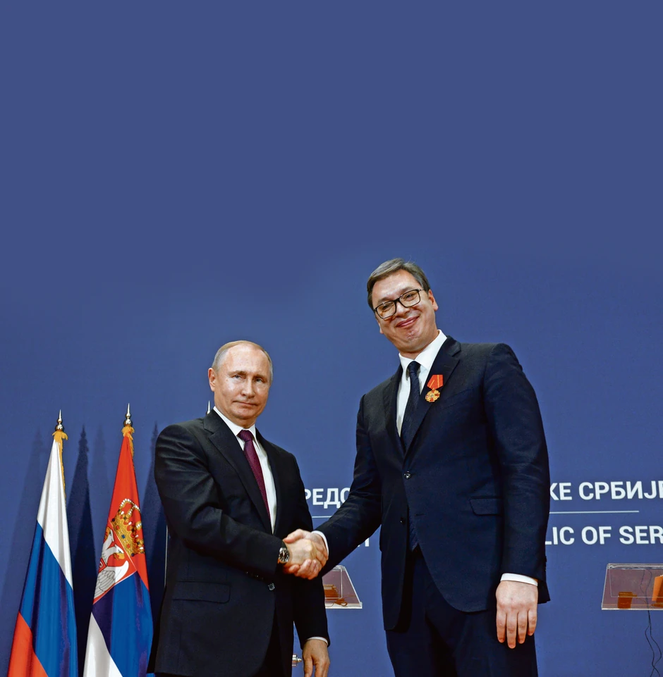 Aleksandar Vučić i Vladimir Putin