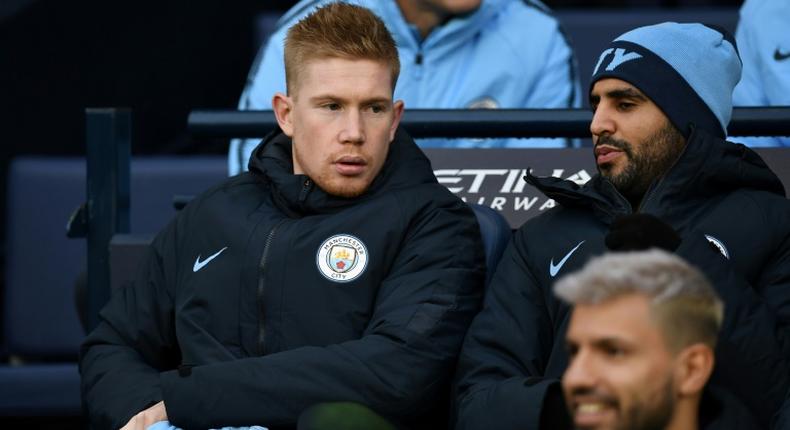 Kevin de Bruyne could return to the Manchester City line-up for their crucial Premier League title clash with leaders Lverpool