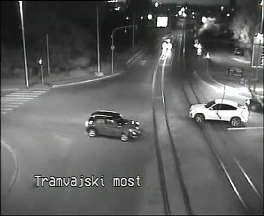 Snimak "kantrimena" sa saobraćajnih kamera