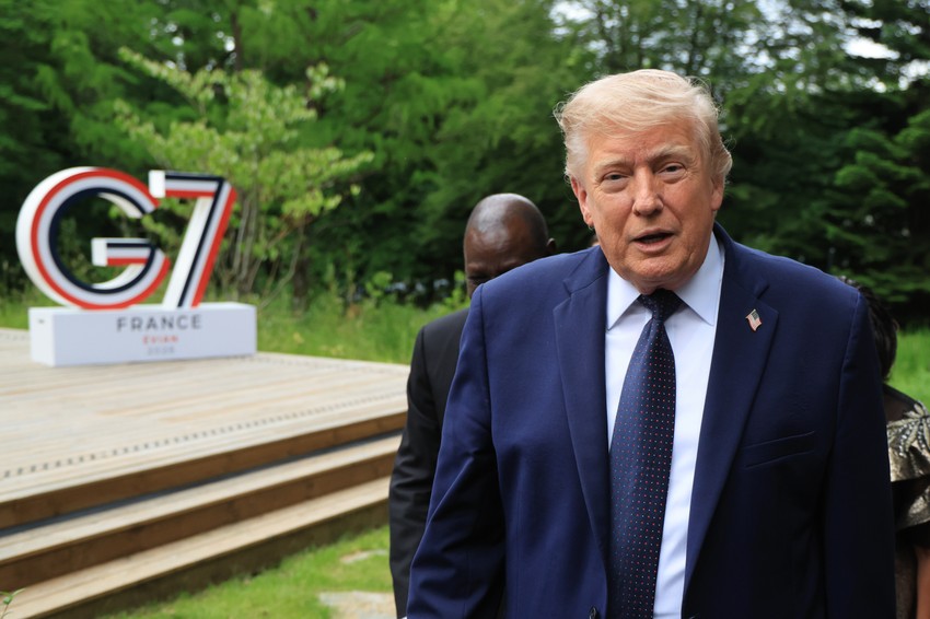Donald Tramp na samitu G7