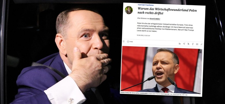 "Tygrys Europy wybiera nacjonalistę". Niemiecki dziennikarz grzmi po wyborach w Polsce
