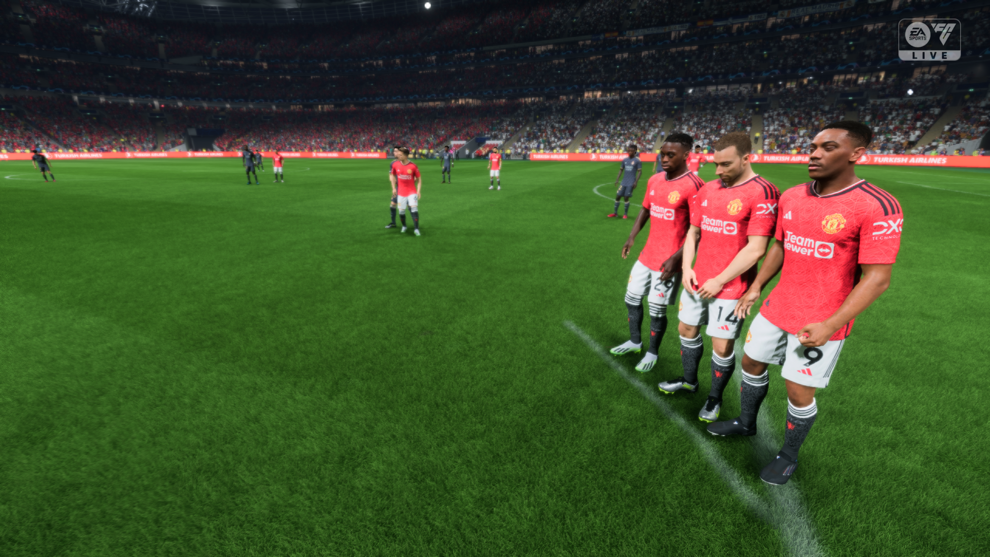 Obrázok z hrania počítačovej verzie EA Sports FC 24.