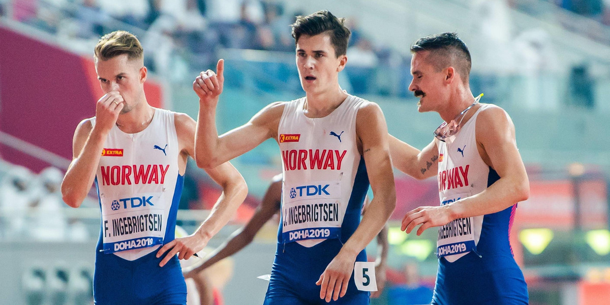 Henrik, Filip i Jakob Ingebrigtsen