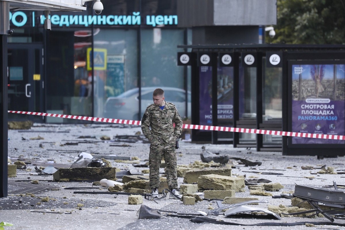atak dronów na Moskwę