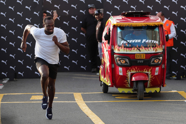 Bolt wygrał wyścig z... peruwiańsą taksówką [WIDEO]