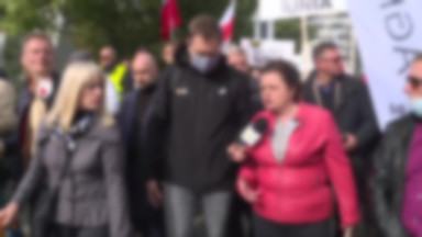 Strajk rolników w Warszawie. Renata Beger: pogonimy im takiego kocura, że popamiętają