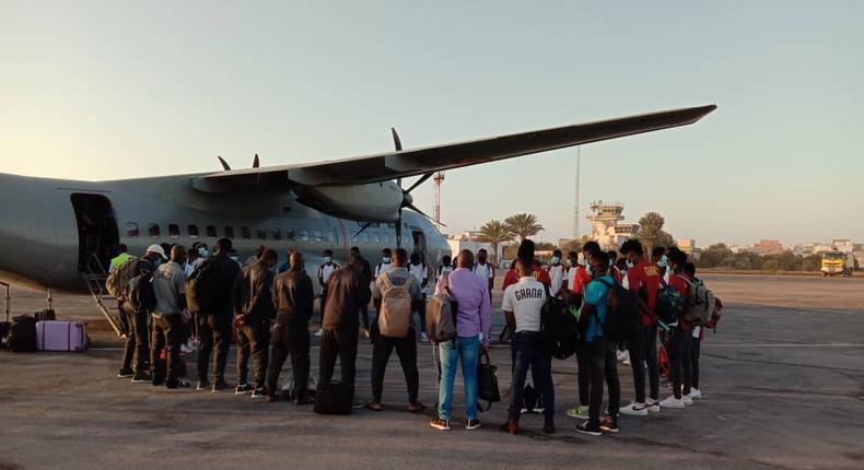 Ghanaian delegation arrive in Mauritania for U20 AFCON