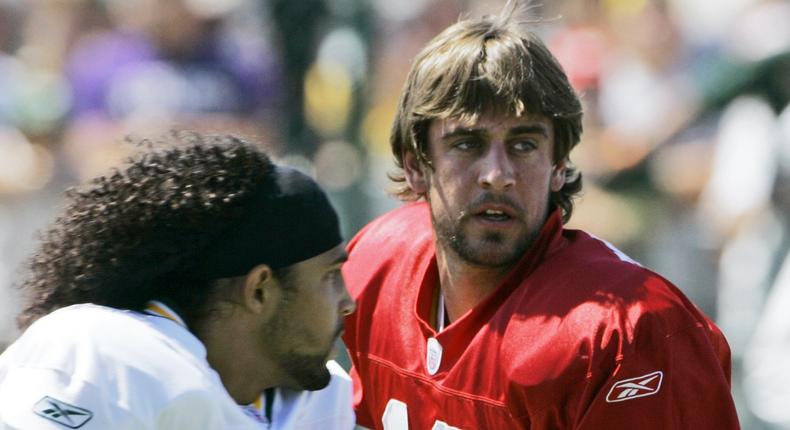 Young Aaron Rodgers