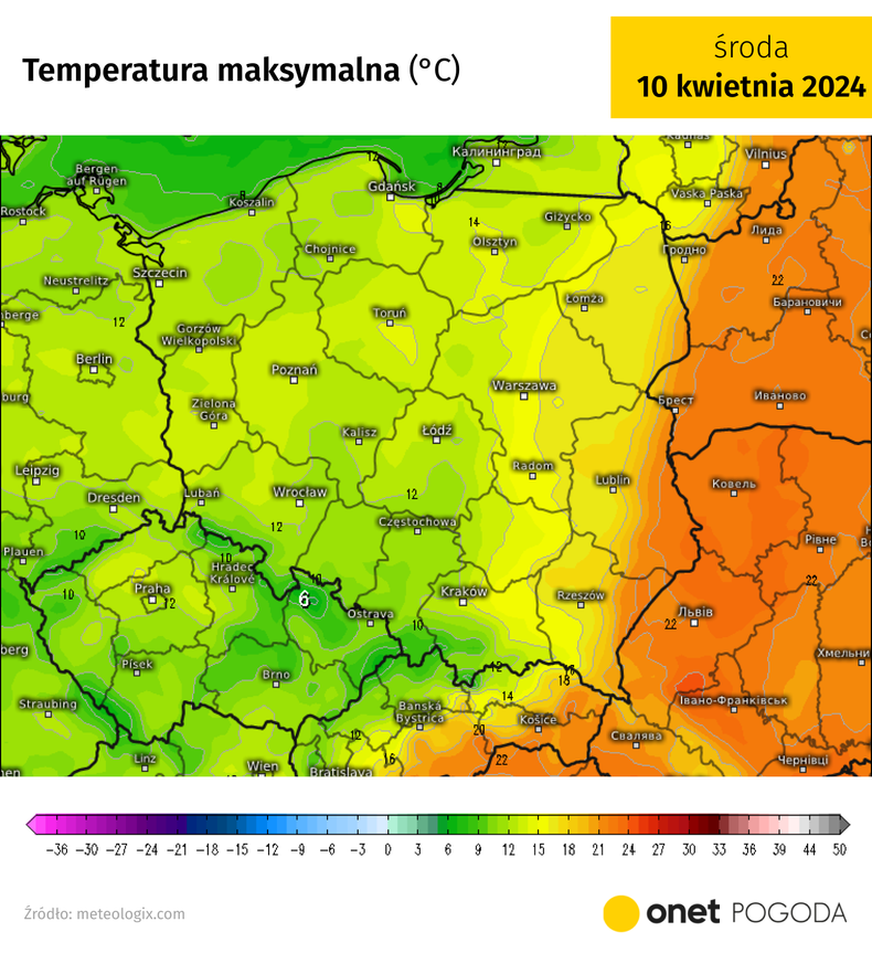 W środę zrobi się zdecydowanie chłodniej