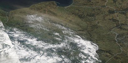 Burze piaskowe w Polsce widoczne na zdjęciach NASA