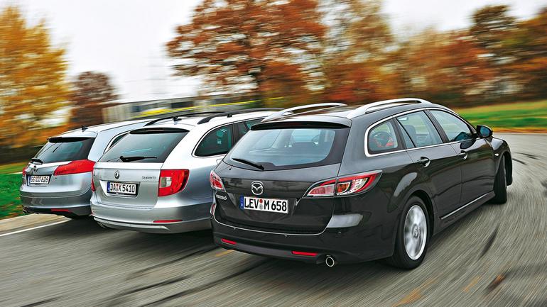 Mazda 6 kontra Skoda Superb i Opel Insignia czy kombi