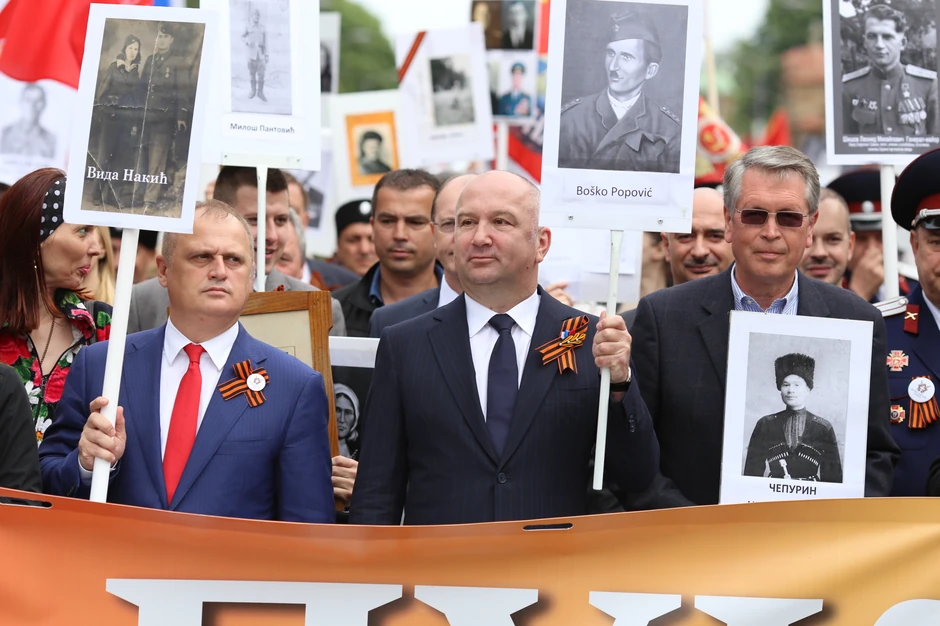 Goran Vesić, Nebojša Popović, ruski ambasador Aleksandar Čepurin