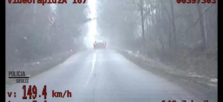 Przekroczył prędkość o 99 km/h w terenie zabudowanym [WIDEO]