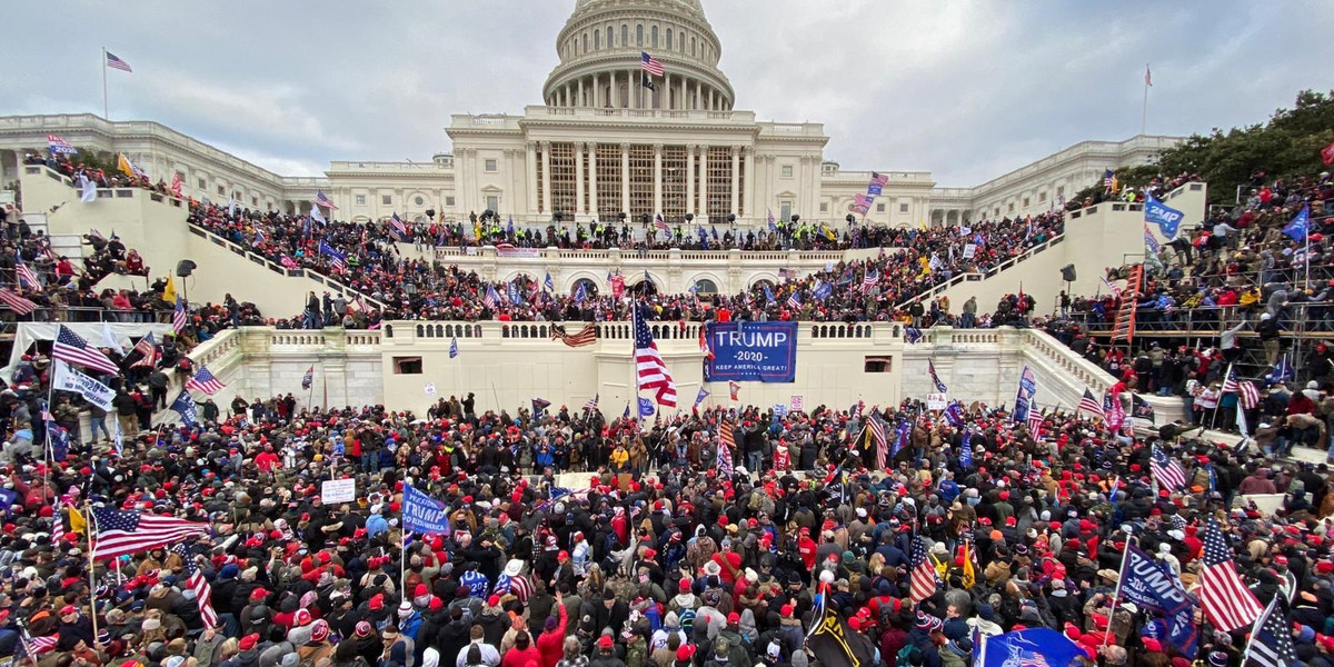 Trump supporters storm Capitol building in Washington