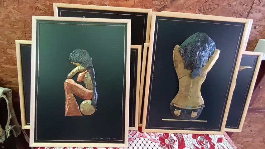 Ivan stvara umetnička dela i od metala, bakra i mesinga