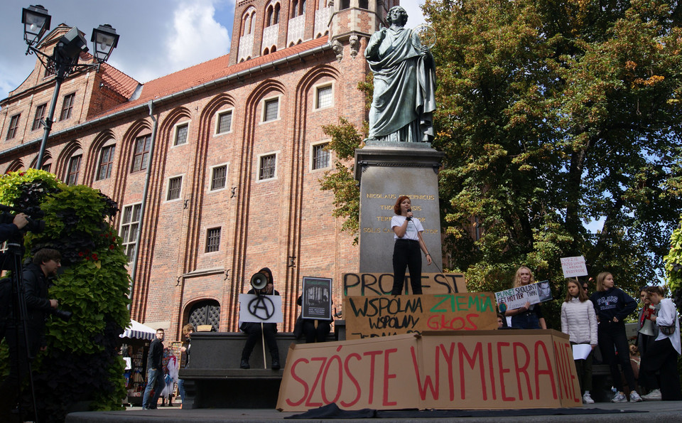 Młodzieżowy Strajk Klimatyczny w Toruniu