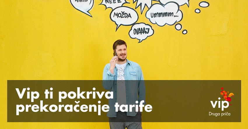 Vip pokriva prekoračenje tarife - Blic